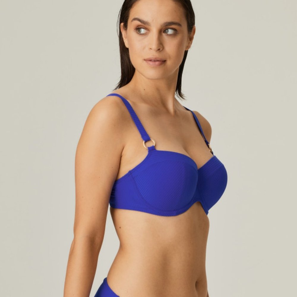 Sale Prima Donna Nwt Bikini Top Full Cup Padded In Blue